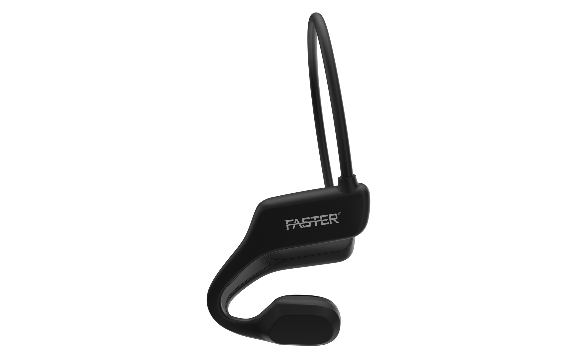 AS18 wireless bone conduction earphones in black color