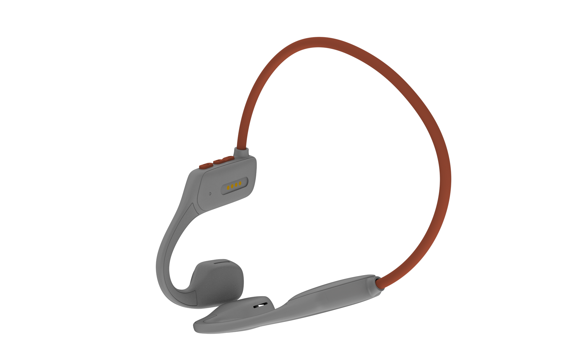 AS18 Bluetooth bone conduction headset in white color