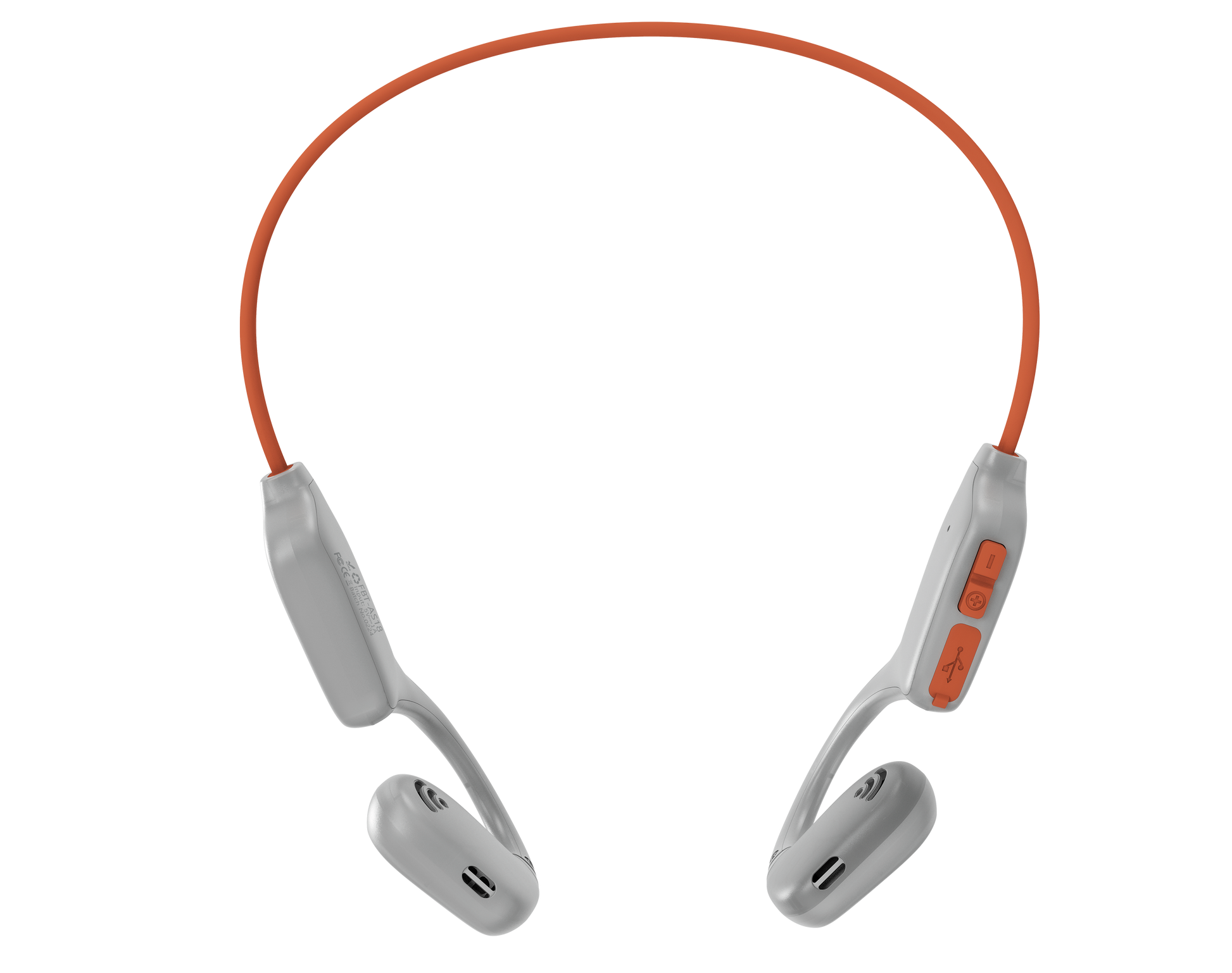 AS20 sports air conduction earbuds in white color
