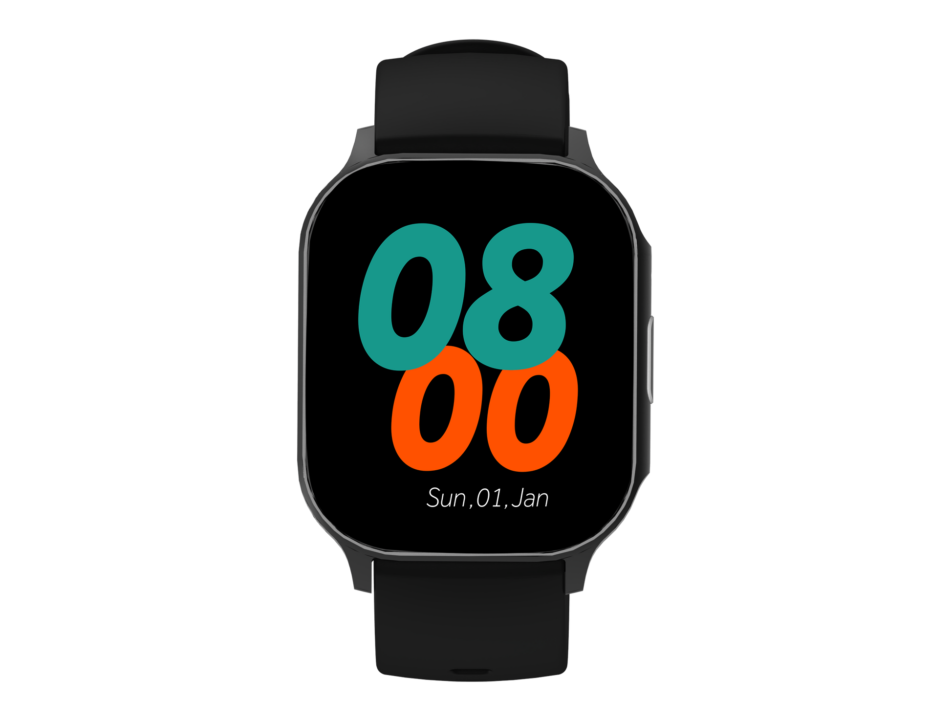 Close up view of Nerv Watch PRO Smart Watch on white background