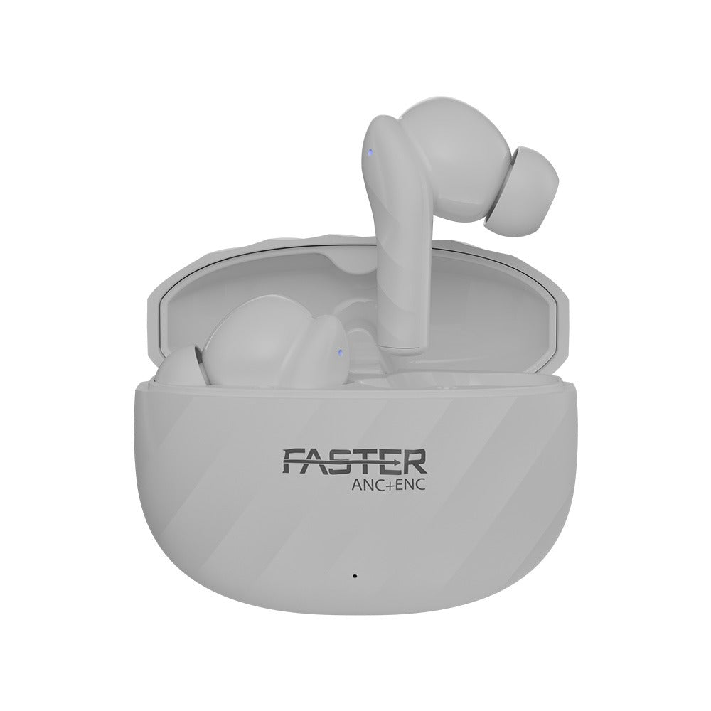 RAPTOR Bluetooth earbuds in white color