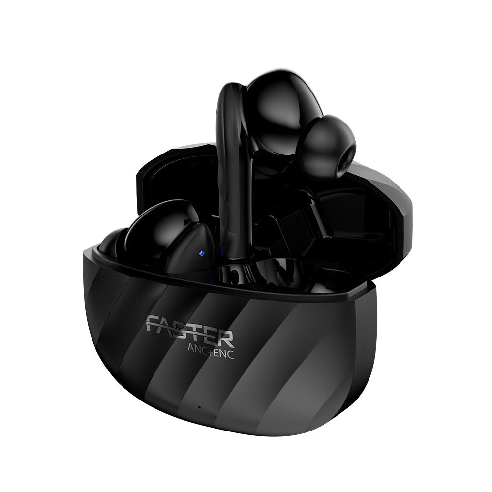 RAPTOR true wireless earbud side view of black color