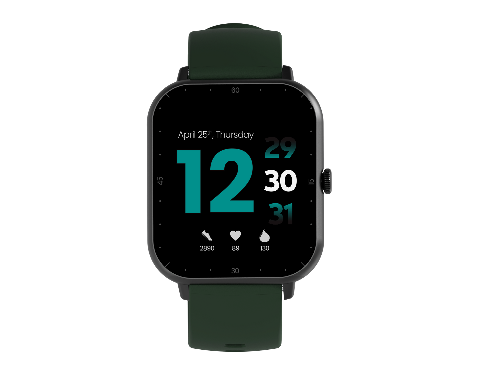 A Close up Front View of Nerv Watch 1 Smartwatch