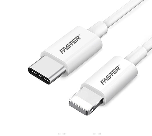 FASTER L1-PD USB-C to Lightning PD cable for iPhone and iPad
