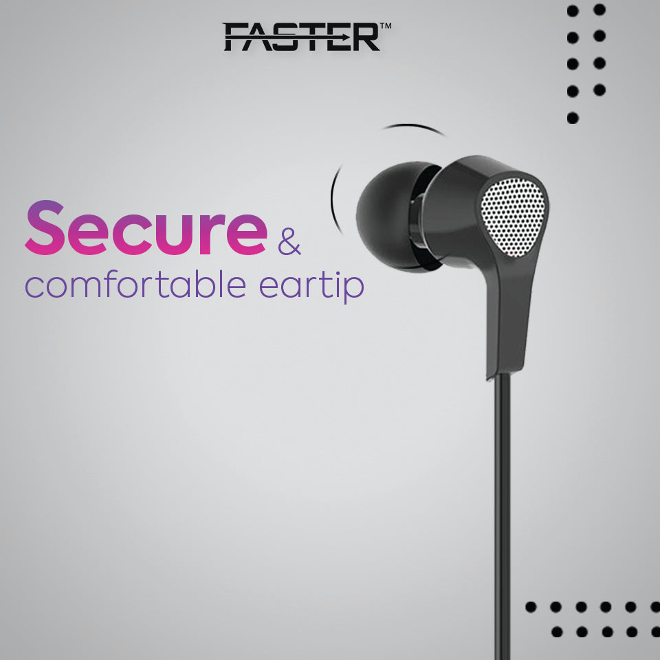 FASTER F15 lightweight earphones for daily use