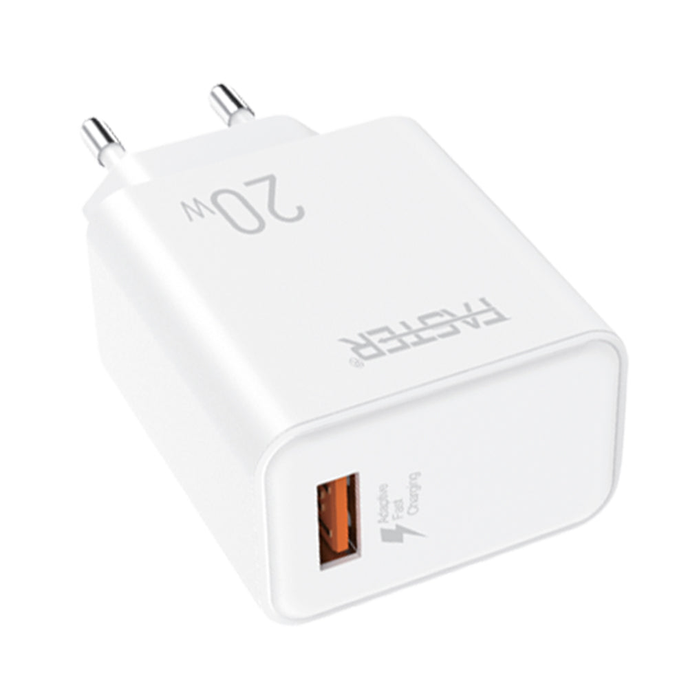 A Faster FC-11 QC  fast mobile charger on white background