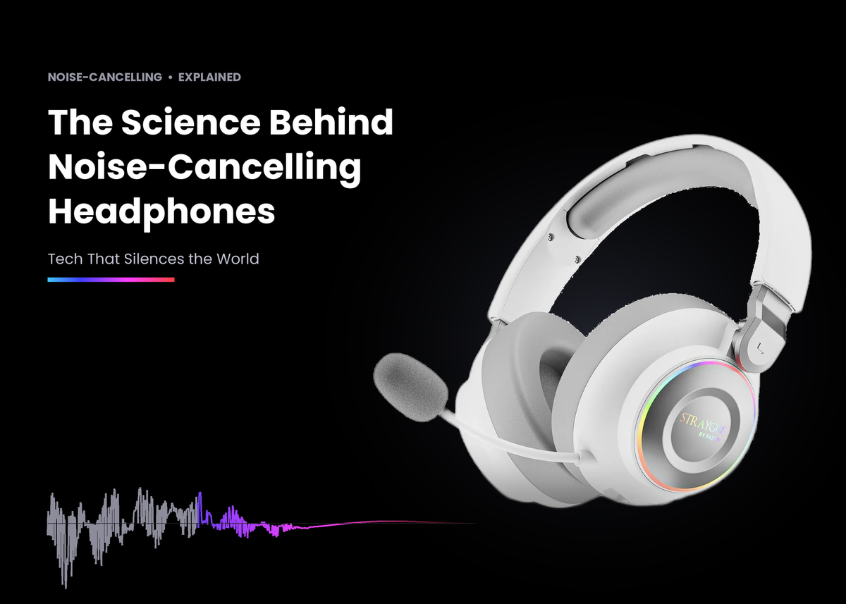 The Science Behind Noise-Cancelling Headphones: Tech That Silences the World blog banner image