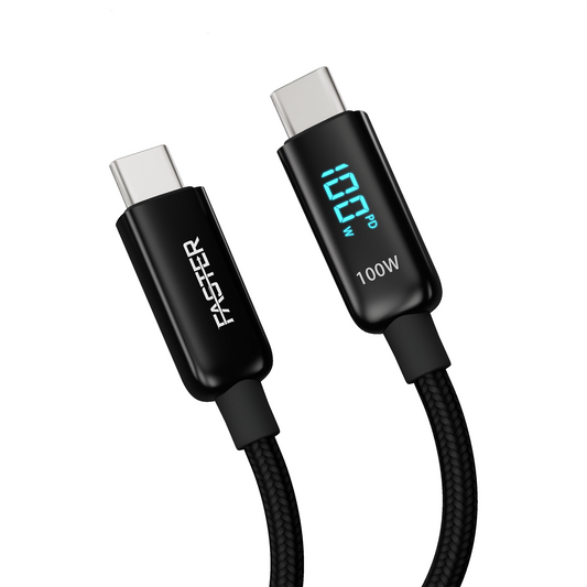 FASTER 100W USB-C TO USB-C PD CABLE