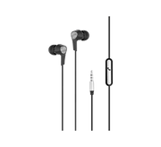 A  Faster F15 universal music handsfree on white background.