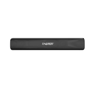 Front view of Faster Z10 Soundbar Wireless Speaker 20W on white background