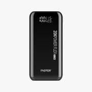 A front side view of Faster Powerbank 20000mAh on white background