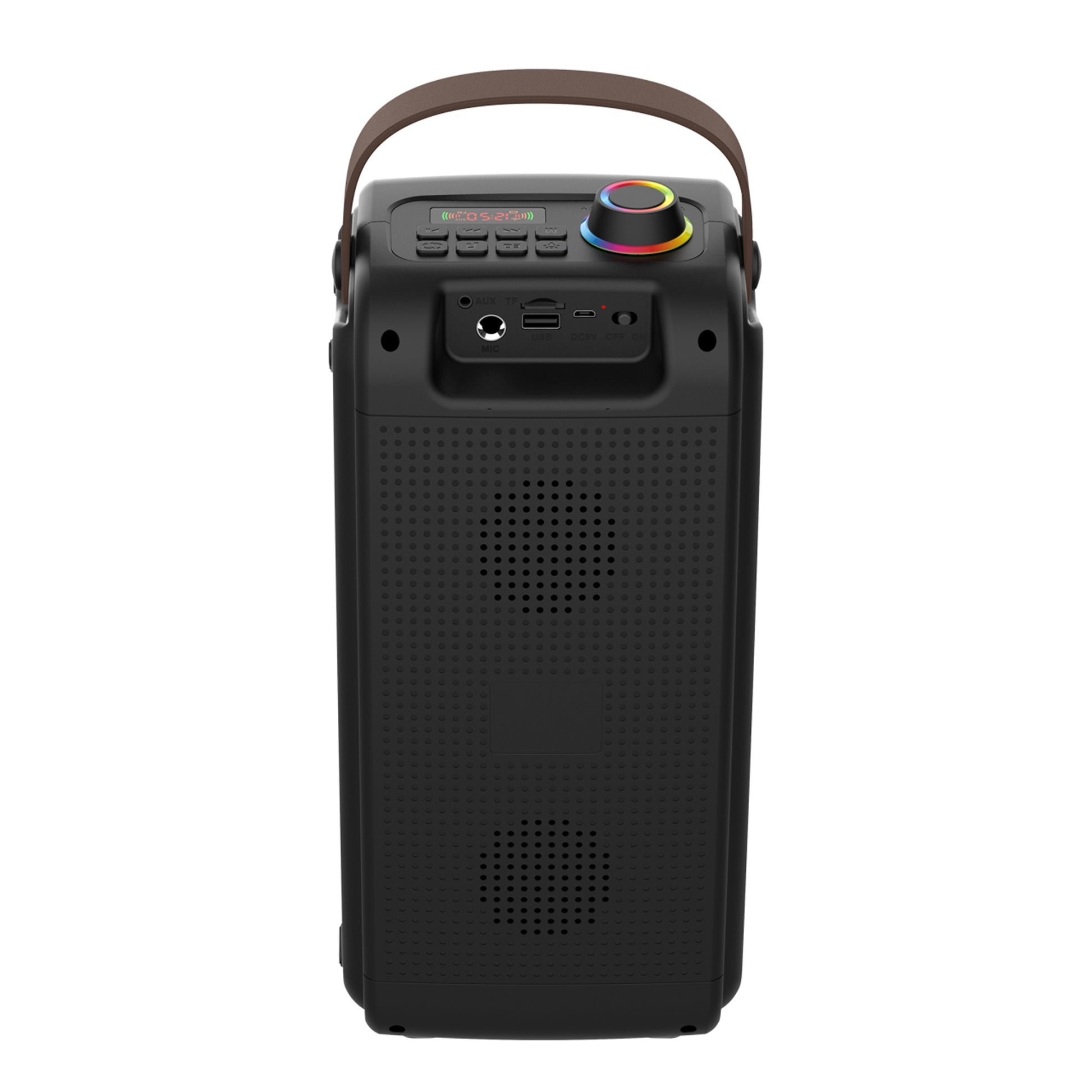 A backside view of Faster 40W wireless stereo sound dual speaker