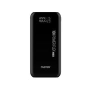 A Faster powerbank 10000 MAH on wihte background