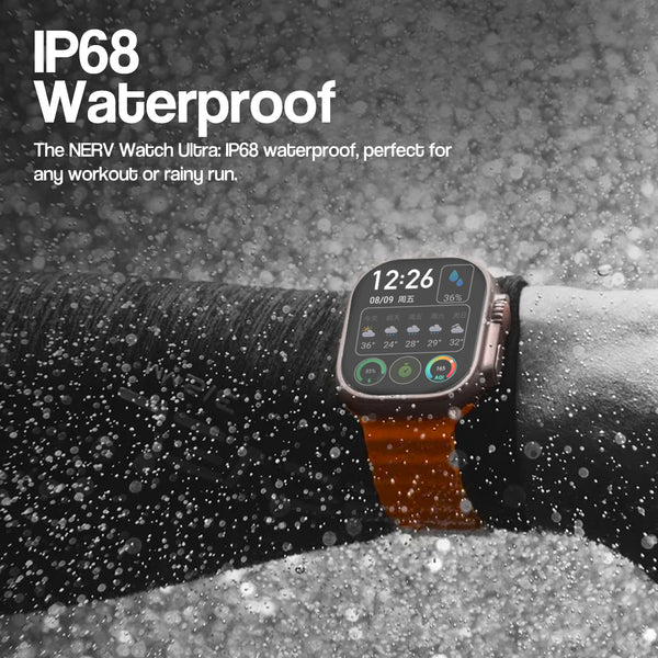IP68 water and dust resistance