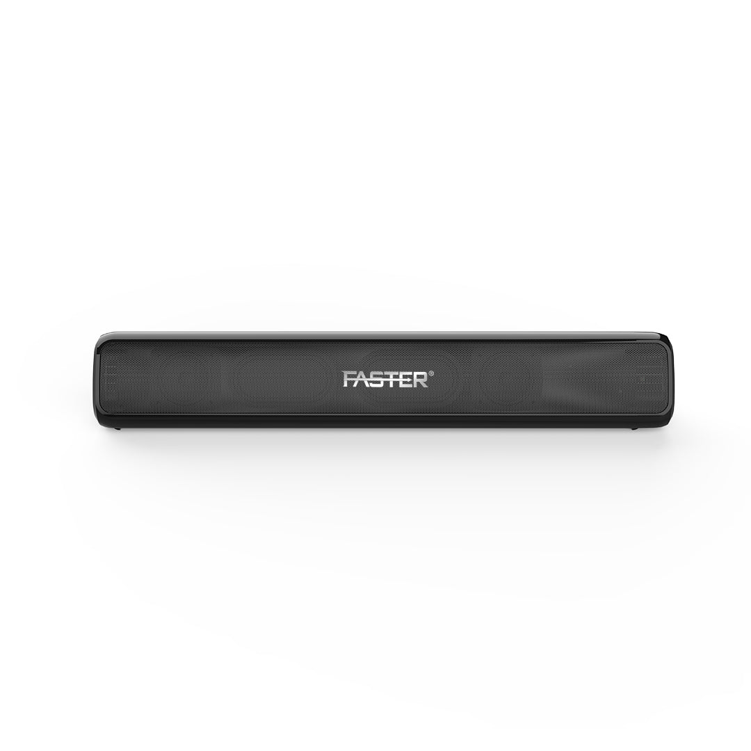 Front view of Faster Z10 Soundbar Wireless Speaker 20W on white background