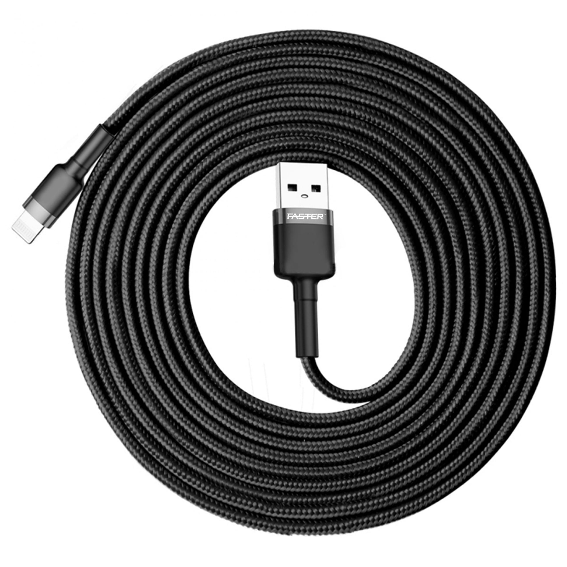 A Faster FC-06 Super Fast Charge Data Cable on white background