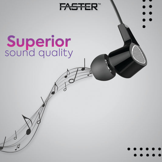 A Faster F15 Universal Music Earphone Features