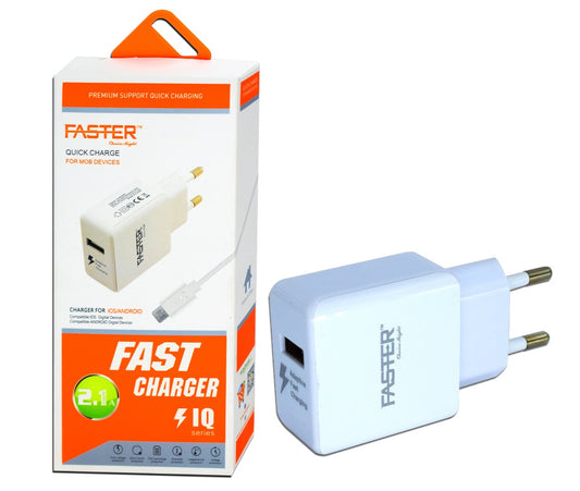 A Faster FAC-900  Fast Charger with box  on white background